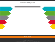Tablet Screenshot of novatechhanddryer.com